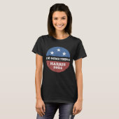 カマラ・ハリス ウォルツ 2024 大統領に Tシャツ (正面フル)