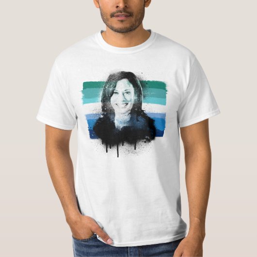 カマラ・ハリス ゲイ男性プライドTシャツ Tシャツ (正面)