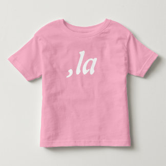 カマラ・ハリス コンマ La - カスタマイズされたテキストデザイン トドラーTシャツ