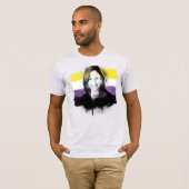 カマラ・ハリス ノンバイナリー プライド Tシャツ (正面フル)