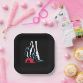 カマラ・ハリス ヒールでマガ・ハットを踏む ペーパープレート (パーティー)