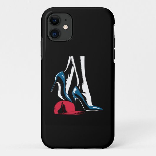 カマラ・ハリス ヒール マガ帽子を踏む Case-Mate iPhoneケース (裏面)