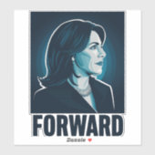 カマラ・ハリス フォワード 2024 大統領選挙 シール (シート)
