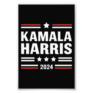 カマラ・ハリス フォー ザ ピープル 2024 大統領 フォトプリント