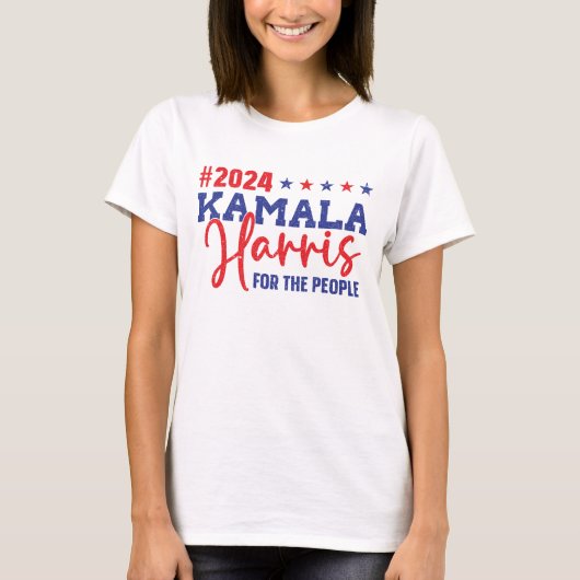 カマラ・ハリス 国民の大統領 2024 Tシャツ (正面)