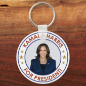 カマラ・ハリス 大統領に! キーホルダー (正面)