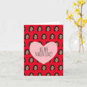 カマラ・ハリス: 私のバレンタインに カード (黄色い花)