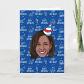 カマラ・ハリス 誕生日 カード (正面)