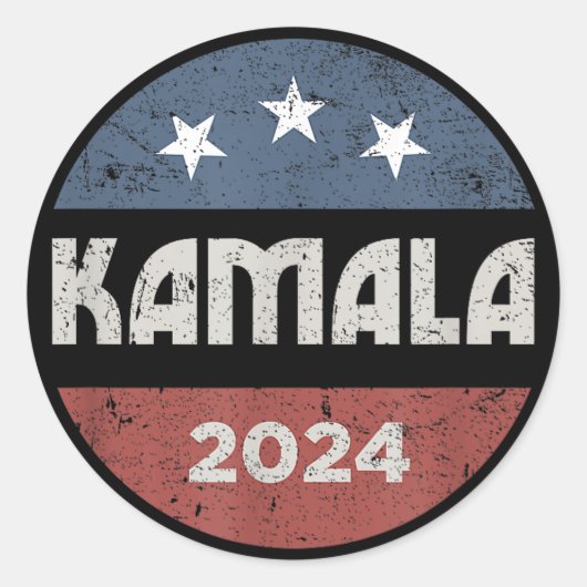 カマラ・ハリス 2024大統領選挙 ラウンドシール (正面)