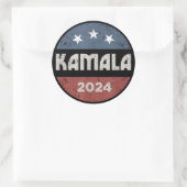 カマラ・ハリス 2024大統領選挙 ラウンドシール (バッグ)