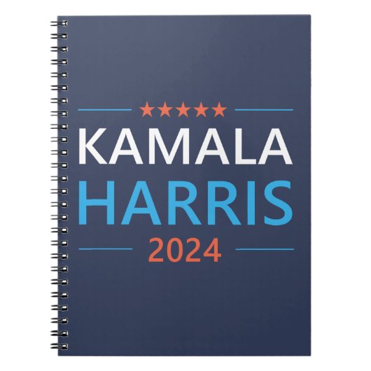 カマラ・ハリス 2024年大統領選 民主党 ノートブック (正面)