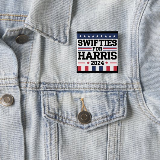 カマラ・ハリス 2024年 投票サポート Swifties 缶バッジ (インサイチュ)