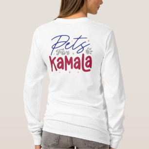 カマラ・ハリス 2024 のペット Tシャツ