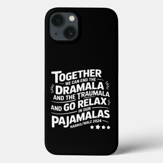 カマラ・ハリス 2024 ドラマラ・トラウマラに終止符を Case-Mate iPhoneケース (裏面)