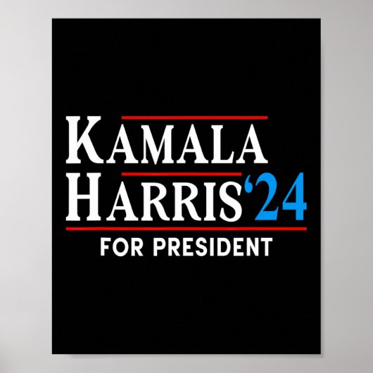 カマラ・ハリス 2024 大統領選挙 カマ への投票 ポスター (正面)