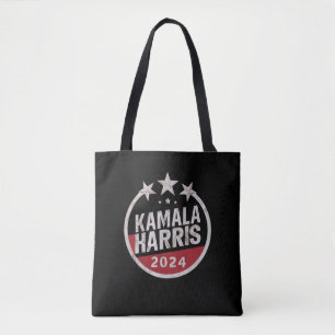 カマラ・ハリス 2024 大統領選挙 レトロ選挙 トートバッグ