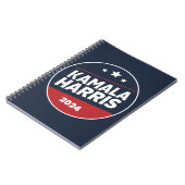 カマラ・ハリス 2024 大統領選挙 レトロ選挙 ノートブック (左側)