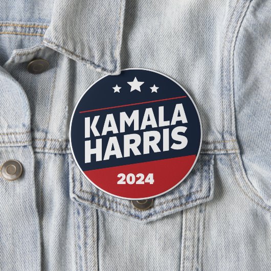 カマラ・ハリス 2024 大統領選挙 レトロ選挙 缶バッジ (インサイチュ)