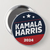 カマラ・ハリス 2024 大統領選挙 レトロ選挙 缶バッジ (正面&裏面)
