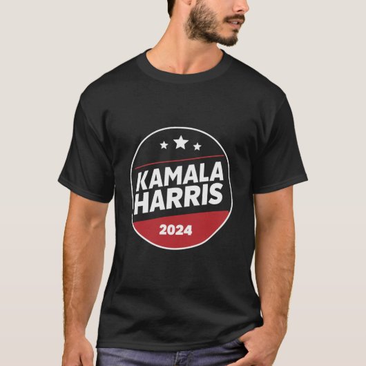 カマラ・ハリス 2024 大統領選挙 レトロ選挙 Tシャツ (正面)