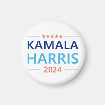 カマラ・ハリス 2024 大統領選 ボタン