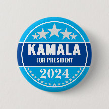 カマラ・ハリス 2024 大統領選 ボタン