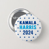 カマラ・ハリス 2024 大統領選 ボタン 缶バッジ (正面&裏面)