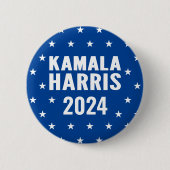 カマラ・ハリス 2024 大統領選 ボタン 缶バッジ (正面)