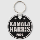 カマラ・ハリス 2024 大統領選 レトロ選挙 キーホルダー (正面)