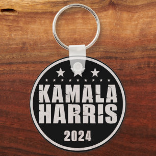 カマラ・ハリス 2024 大統領選 レトロ選挙 キーホルダー