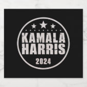 カマラ・ハリス 2024 大統領選 レトロ選挙 ビールラベル (シングルラベル)