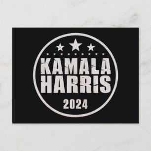カマラ・ハリス 2024 大統領選 レトロ選挙 ポストカード
