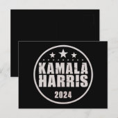 カマラ・ハリス 2024 大統領選 レトロ選挙 ポストカード (正面/裏面)