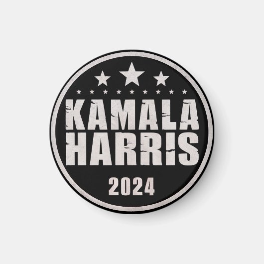 カマラ・ハリス 2024 大統領選 レトロ選挙 マグネット (正面)