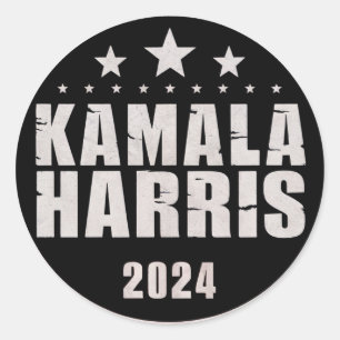 カマラ・ハリス 2024 大統領選 レトロ選挙 ラウンドシール