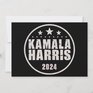 カマラ・ハリス 2024 大統領選 レトロ選挙 招待状
