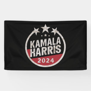 カマラ・ハリス 2024 大統領選 レトロ選挙 横断幕