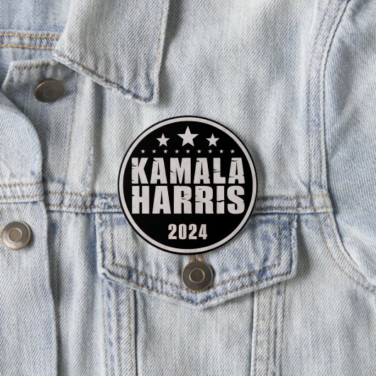 カマラ・ハリス 2024 大統領選 復古調選挙 缶バッジ (インサイチュ)