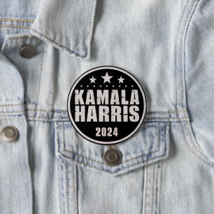 カマラ・ハリス 2024 大統領選 復古調選挙 缶バッジ