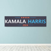 カマラ・ハリス 2024 大統領 キャンバスプリント (インサイチュ (ウッドフロア))