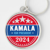 カマラ・ハリス 2024 大統領 キーホルダー (正面)