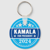 カマラ・ハリス 2024 大統領 キーホルダー (正面)