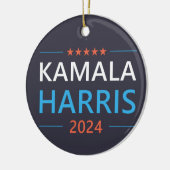 カマラ・ハリス 2024 大統領 セラミックオーナメント (左)