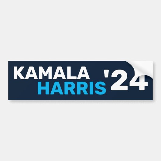 カマラ・ハリス 2024 大統領 バンパーステッカー (正面)