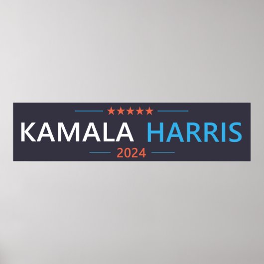 カマラ・ハリス 2024 大統領 ポスター (正面)