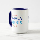 カマラ・ハリス 2024 大統領 マグカップ (正面左)