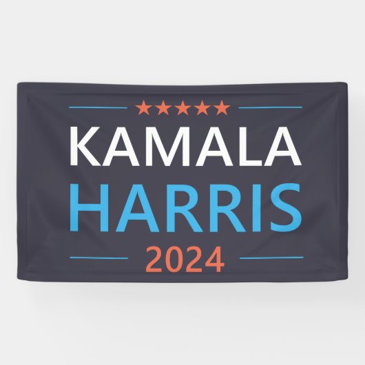 カマラ・ハリス 2024 大統領 横断幕 (横)