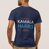 カマラ・ハリス 2024 大統領 Tシャツ (裏面)