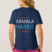 カマラ・ハリス 2024 大統領 Tシャツ (裏面)