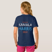 カマラ・ハリス 2024 大統領 Tシャツ (裏面フル)